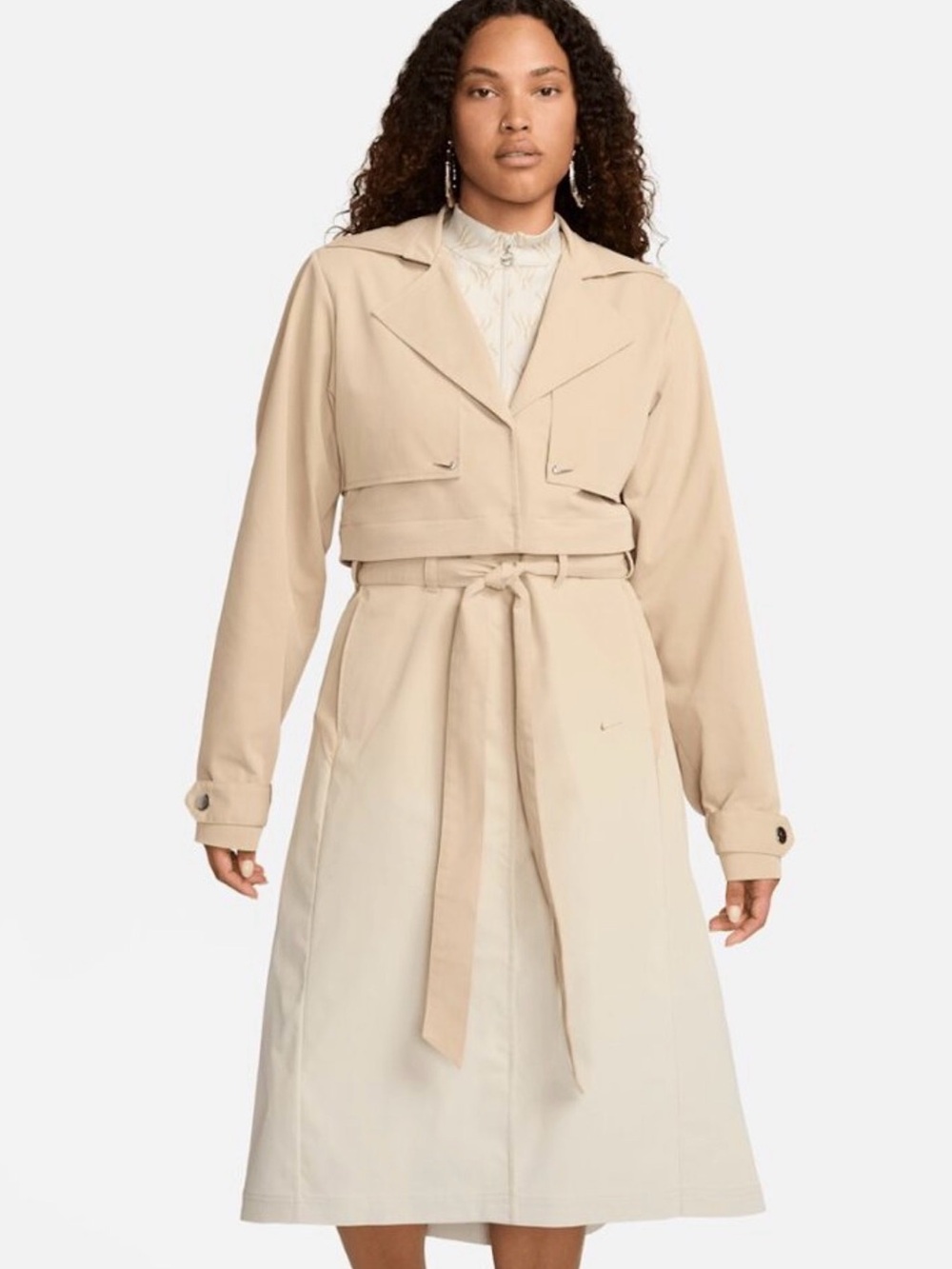 Nike Serena Williams Design Crew Trench Coat RARE